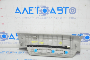 Door sill trim rear right Lexus RX350 RX450h 10-15 gray, with chrome, scratches, bumps on chrome