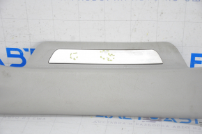 Door sill trim rear right Lexus RX350 RX450h 10-15 gray, with chrome, scratches, bumps on chrome