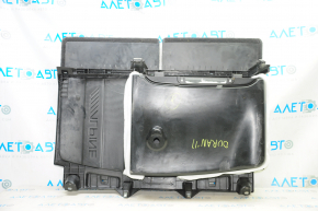 Trunk box for subwoofer Dodge Durango 12-13 with lid, black, tear, scratches
