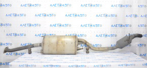 Muffler rear part with barrel Lexus RX350 10-15 dented, mount torn off