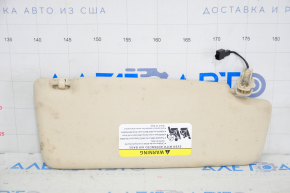 Left visor VW Passat b7 12-15 USA beige, dry cleanable