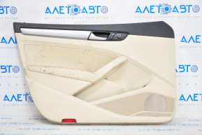 Door trim card front left VW Passat b7 12-15 USA beige, for dry cleaning