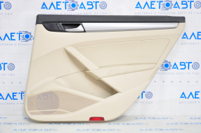 Door trim card rear right VW Passat b7 12-15 USA beige, for dry cleaning
