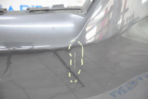 Bare front bumper Lexus RX350 10-12 pre-restyling, for parking sensors, graphite, pressed, broken fastener