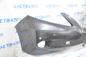 Bare front bumper Lexus RX350 10-12 pre-restyling, for parking sensors, graphite, pressed, broken fastener