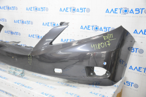 Bare front bumper Lexus RX350 10-12 pre-restyling, for parking sensors, graphite, pressed, broken fastener