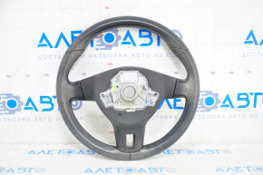 Naked steering wheel VW Passat b7 12-15 USA leather black, faded leather