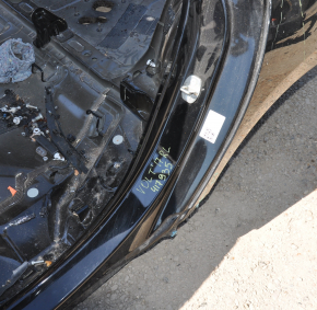 Sunset of the wing arch rear left Chevrolet Volt 16- on the body, black