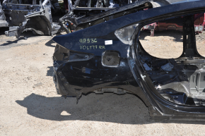 Quarter wing rear right Chevrolet Volt 16- on the body, black, butt