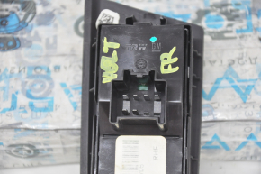 Front right window lift control Chevrolet Volt 11-15 with overlay, structure