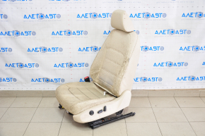 Driver's seat VW Passat b7 12-15 USA without airbag, beige leather, electric, dry-cleanable