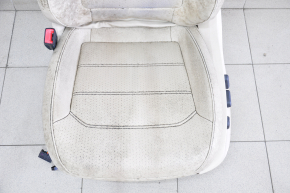 Driver's seat VW Passat b7 12-15 USA without airbag, beige leather, electric, dry-cleanable