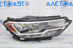 Headlight front right VW Jetta 19- assembled LED, sand