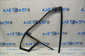 Rear left glass seal Kia Forte 4d 14-16