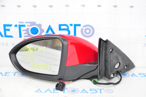 Side mirror left VW Jetta 19- 3 pins, red
