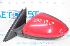 Side mirror left VW Jetta 19- 3 pins, red