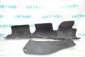 Set of floor mats for VW CC 08-17, black cloth
