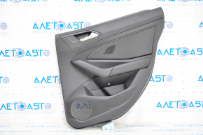 Door trim card rear right VW Jetta 19- leather black, broken crepe