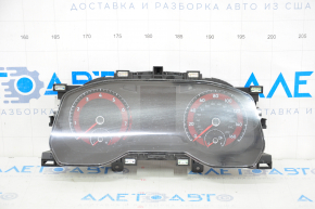 Instrument cluster VW Jetta 19-33k, broken fastener, fracture, air inside glass