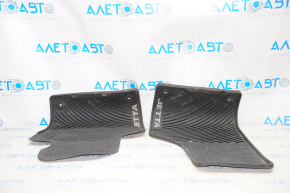 Set of floor mats for VW Jetta 11-18 USA rubber