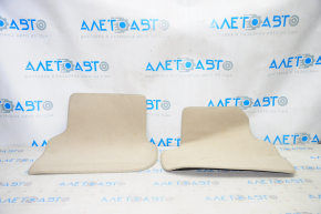 Set of floor mats VW Jetta 11-18 USA cloth, beige, dry cleanable