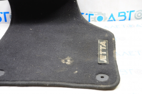 Carpet interior front right VW Jetta 11-18 USA cloth black, for dry cleaning
