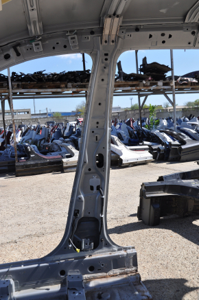 Body pillar central right Nissan Rogue 14-20 on the body, bumps