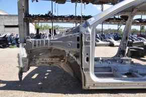 Front left quarter Nissan Rogue 14-20 silver, on the body