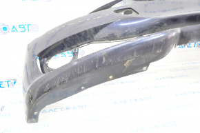 Bare front bumper BMW 3 F30 12-15 without parking sensors, under washers, blue, worn