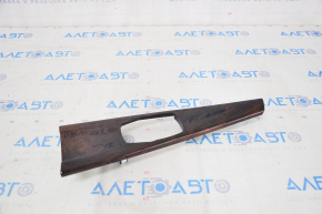 Center console trim for multimedia joystick BMW 3 F30 12-18 wood grain, type 1