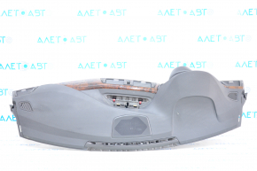 Torpedo front panel with AIRBAG BMW 3 F30 12-18 4d black with beige without projection