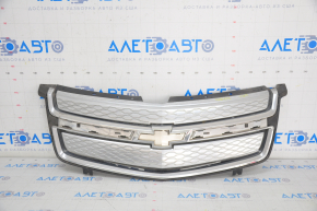 Grille radiator grill with emblem Chevrolet Volt 11-15 sand, emblem is glued