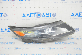 Headlight front right bare Chevrolet Volt 11-15 sand, for polishing