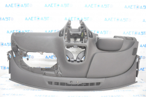 Torpedo front panel without AIRBAG Chevrolet Volt 11-15 black without pad on the cushion, graphite pad on the instrument panel, worn