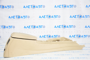 Central console armrest BMW 3 F30 12-18 automatic transmission leather beige, heated
