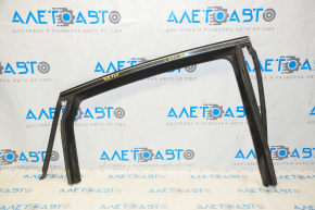 Glass seal with upper molding rear right Chrysler 200 15-17 chrome, minor scratches, for polishing
