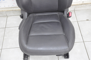 Chevrolet Volt 11-15 passenger seat with airbag, manual, black leather, heated