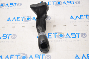 Gear knob Hyundai Sonata 15-19 black, rubber, peeling chrome
