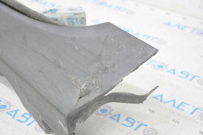 Left threshold Chevrolet Volt 11-15 with seal, structure, tears, broken fasteners