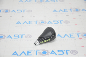 Gear knob Lexus RX350 RX450h 10-15 leather black, black glossy insert