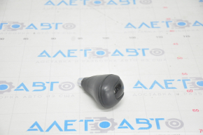 Gear knob Lexus RX350 RX450h 10-15 leather black, black glossy insert