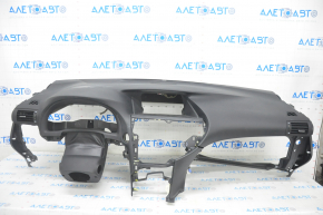 Torpedo front panel with AIRBAG Lexus RX350 RX450h 10-15 black