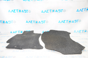 Set of floor mats for Subaru Forester 16-17 SJ black cloth