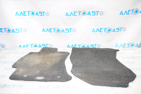 Set of floor mats for Subaru Forester 16-18 SJ cloth black, for dry cleaning