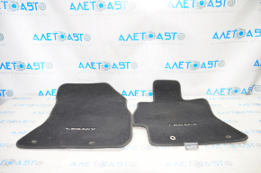 Set of floor mats for Subaru Legacy 15-16 cloth black
