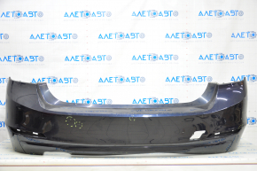 Bare rear bumper BMW 3 F30 12-15 without parking sensors, scratches, cracked