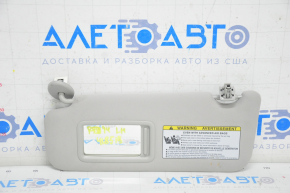 Left visor Lexus RX350 RX450h 10-15 gray, broken fastener