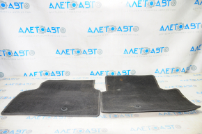 Acura ILX 13 Carpet Set - Black Cloth, Dry Cleanable