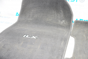 Acura ILX 13 Carpet Set - Black Cloth, Dry Cleanable