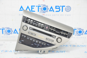 Radio, Tape recorder, Climate control, Panel assembly Lexus RX350 RX450h 10-15 type 3, peeling chrome